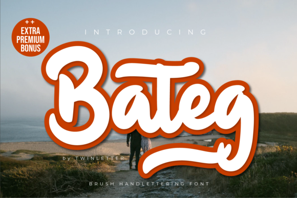 Bateg: A Bold Handwritten Font