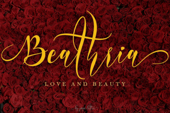 Beathria: A Script Font for Real Projects