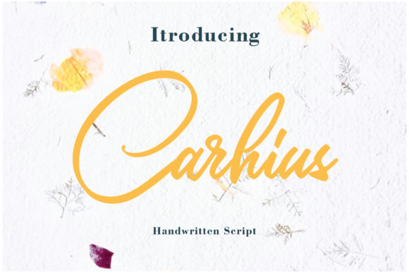 Carhius: Elegant Handwritten Font