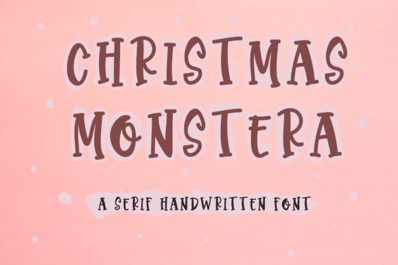 Christmas Monstera Font Review