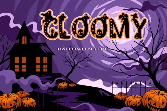 Cloomy: A Spooky Handwritten Font
