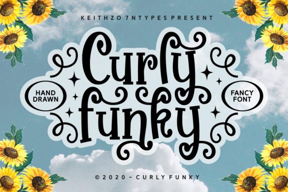 Curly Funky: A Font for Creative Brands