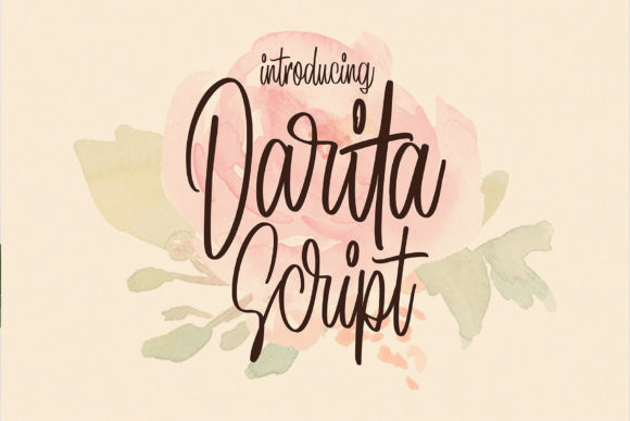 Darita: A Flowing Handwritten Font