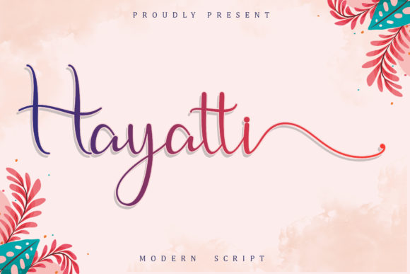 Hayatti: A Handwritten Font for Elegant Design