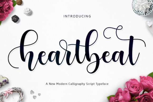 Heartbeat Font: Elegant Script for Digital Marketing