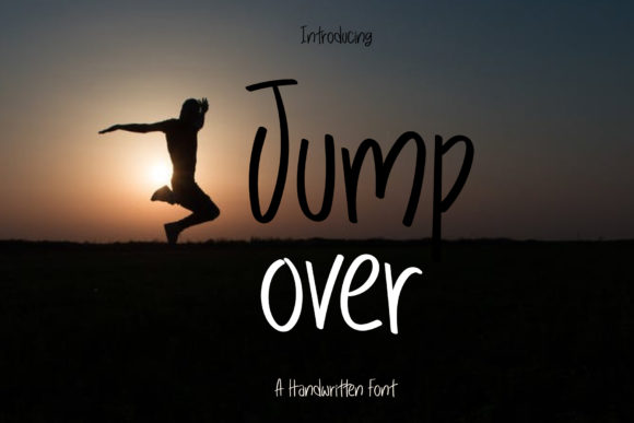Jump Over: A Handwritten Font for Creative Projects