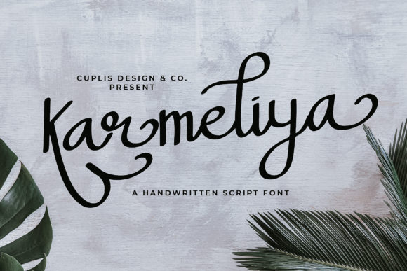 Karmeliya: Elegant Script Font for Web Design