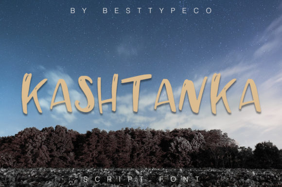Kashtanka: A Handwritten Font for Business