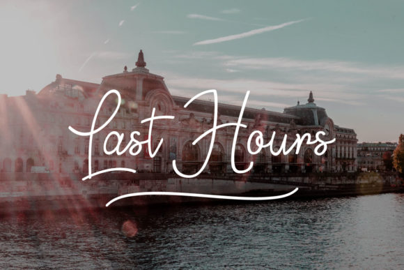 Last Hours Font Review