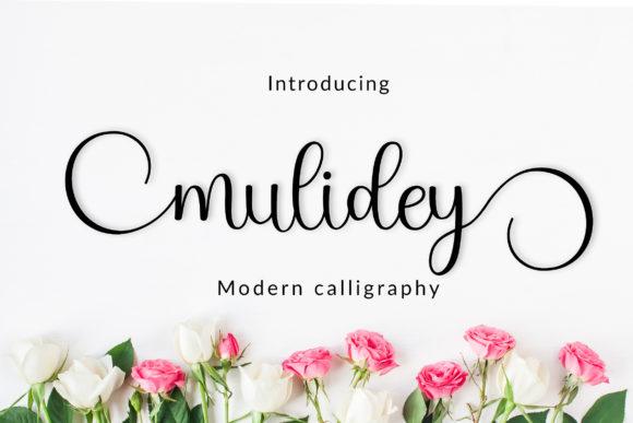 Mulidey: A Handwritten Font for Elegant Design