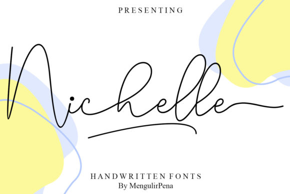 Nichelle: A Delicate Handwritten Font for Branding
