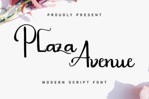 Plaza Avenue: A Handwriting Font for Elegant Design