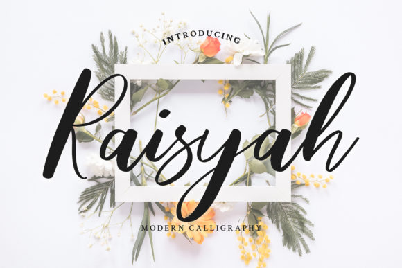 Raisyah: A Stylish Script Font for Business Branding