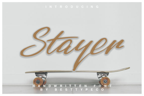 Stayer: A Handwritten Font for Web Design