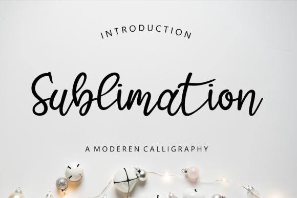 Sublimation: A Premium Script Font