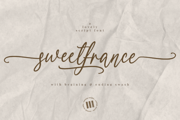 Sweetfrance: A Script Font for Real Projects