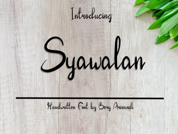 Syawalan: A Friendly Font for Creative Campaigns
