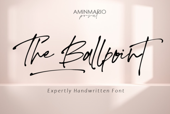 The Ballpoint: A Handwritten Font for Polished Branding