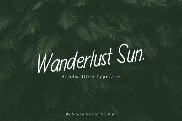 Wanderlust Sun: A Delicate Script for Creative Brands