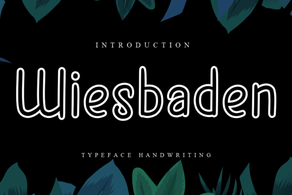 Wiesbaden: A Fancy Handwritten Font